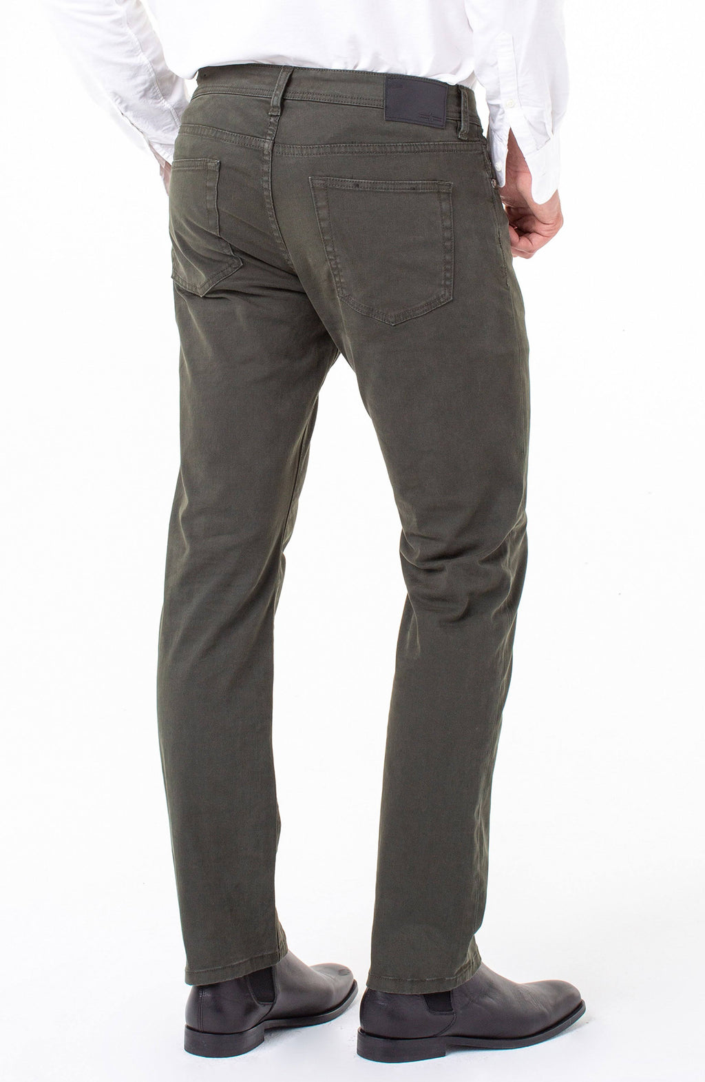 Sand Relaxed Straight Twill Pants I195229
