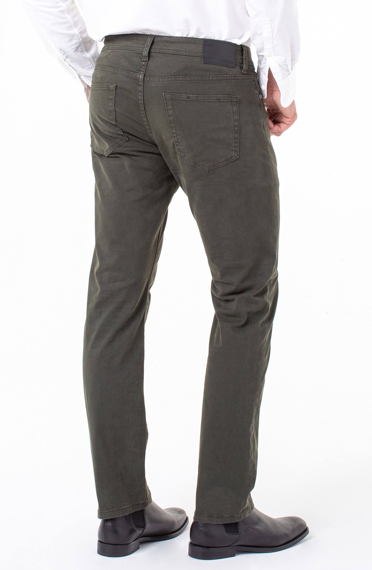 Sand Relaxed Straight Twill Pants I195229