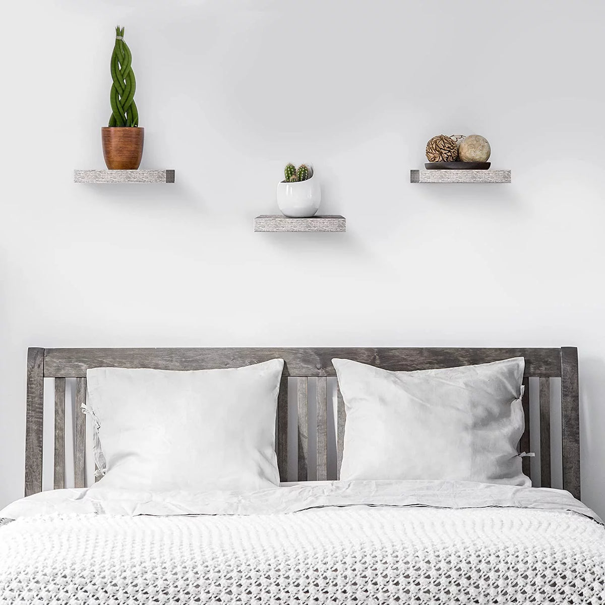 White Floating Shelves 3 Pack L3054