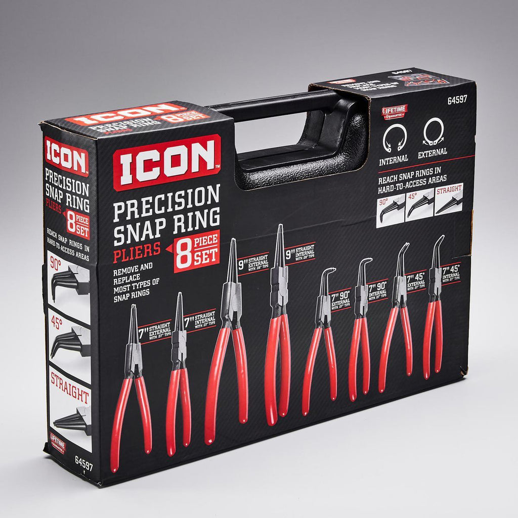 8 Piece Snap Ring Pliers N790