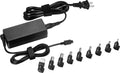 Black Universal 65W Laptop Charger K473