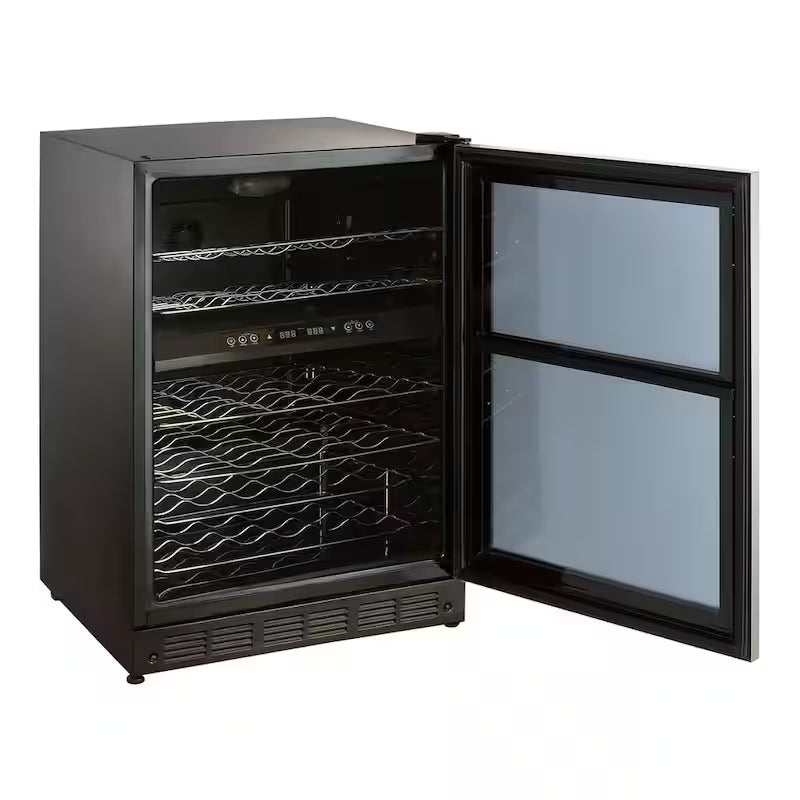 Dual Zone Wine Cooler in Stainless Steel T52410