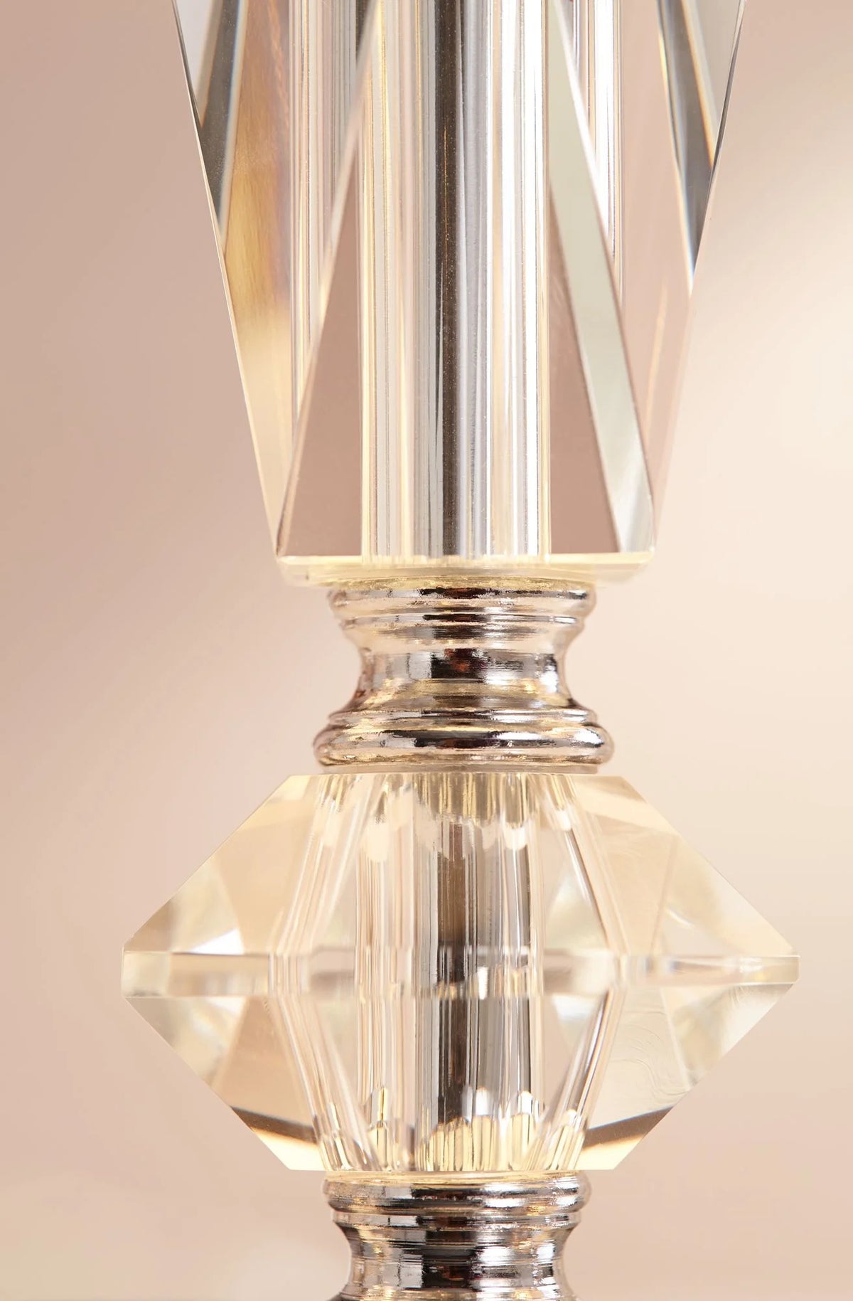 23" High Clear Crystal Accent Table Lamp W52281