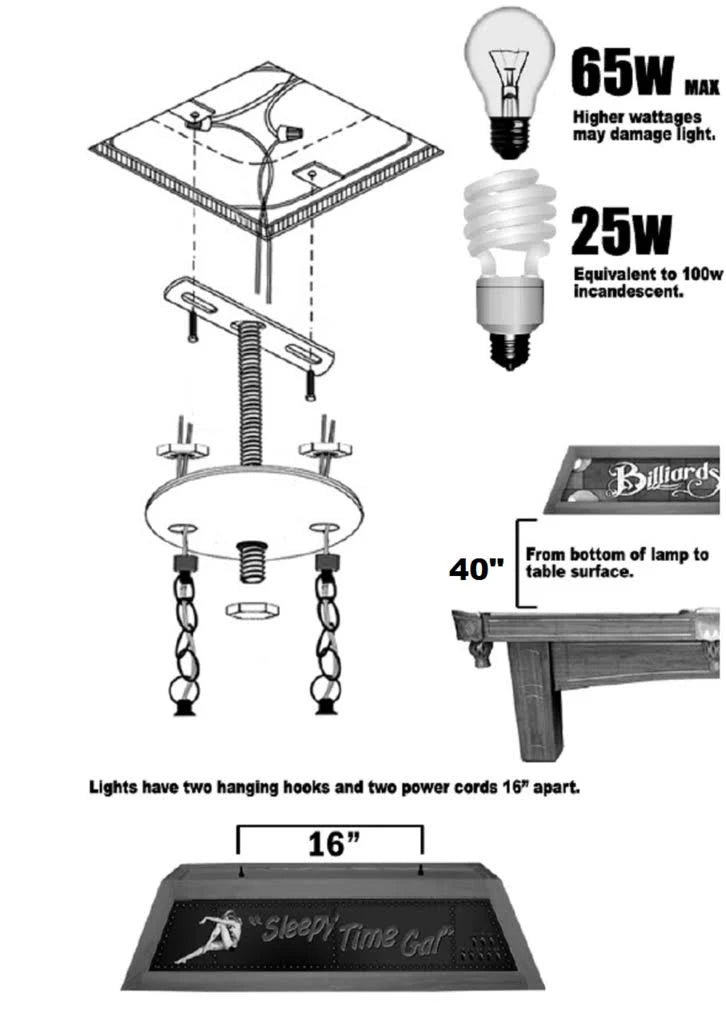 3 Shade Glass Lamp W31894