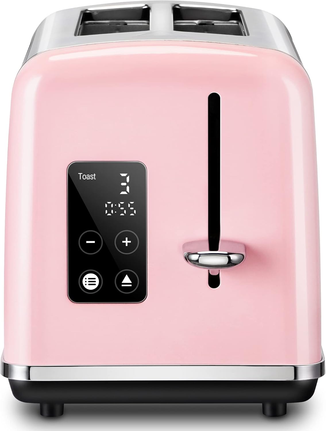 2 Slice Stainless Steel Toaster with LED Touch Screen C8293