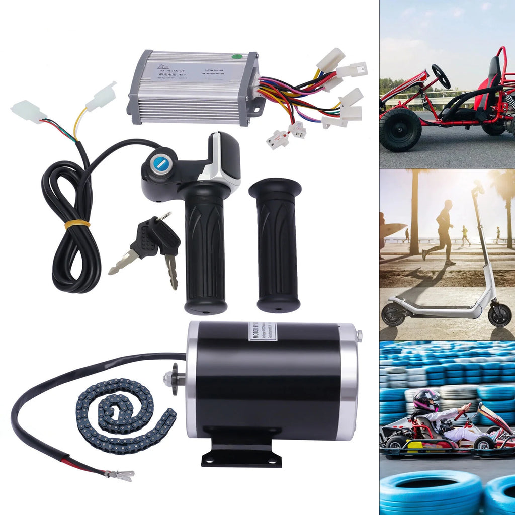 48V 3 Speed Gears Brush Electric Bicycle Conversion Kit V1209
