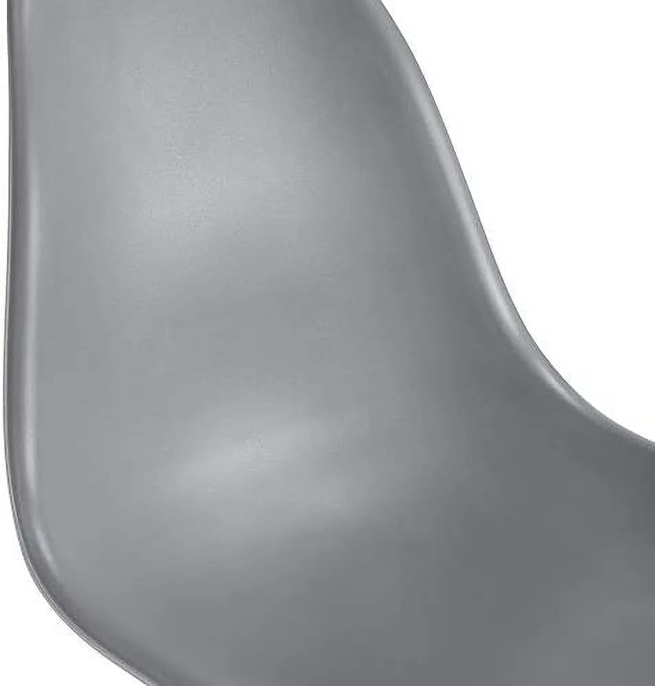Light Gray Dining Chairs with Metal Wires and Wood Legs Z77056