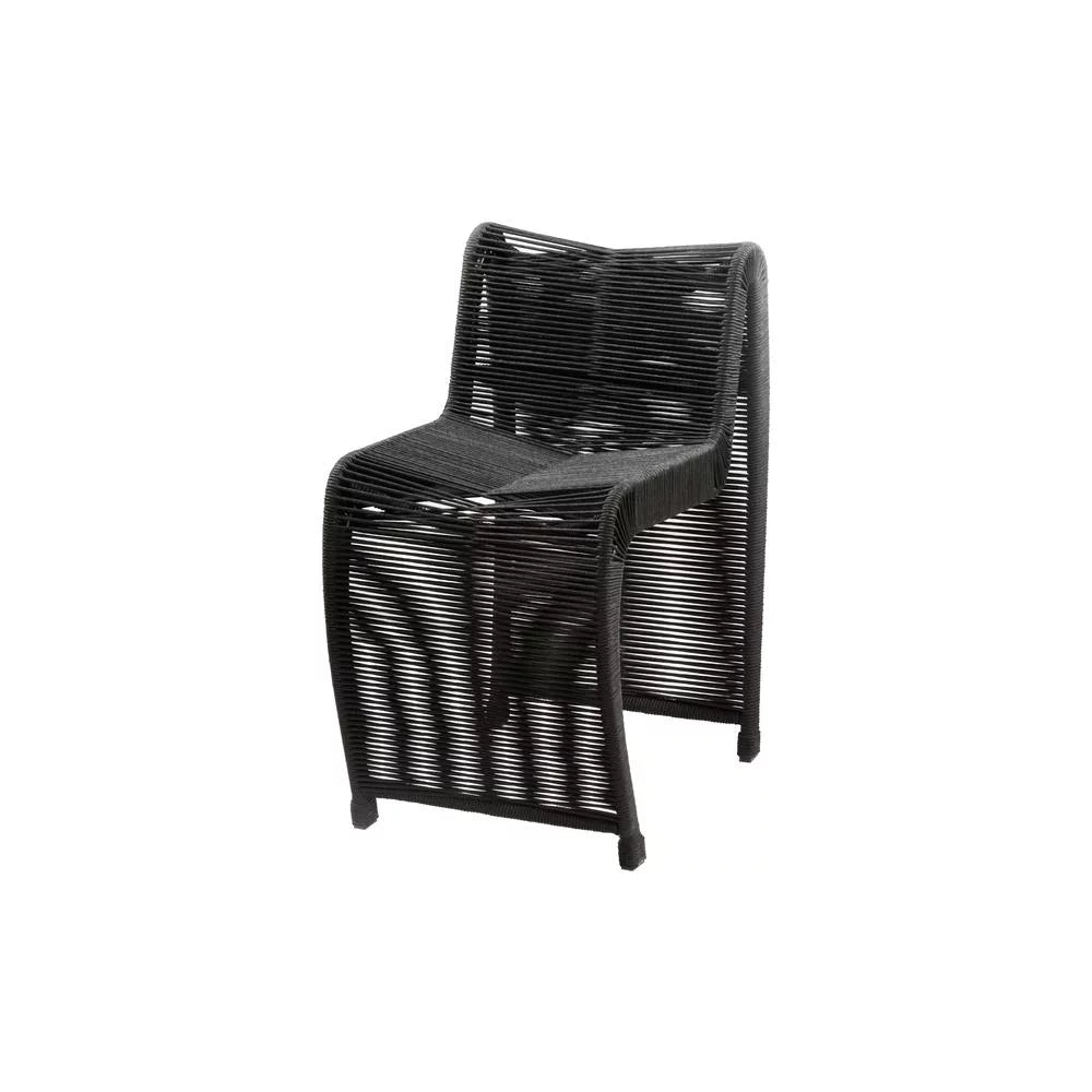Black Rope Counter Stool Set of 2 Z60646